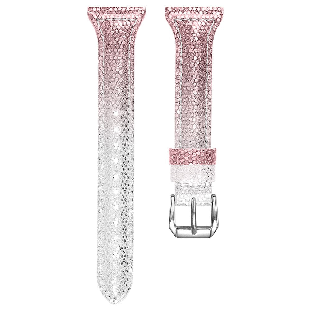 Vildt pænt Amazfit GTR 47mm / Amazfit Pace Ægte læder Rem - Pink#serie_1