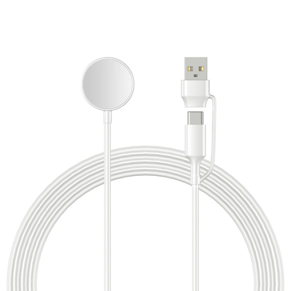 Samsung Smart Watch 1m USB-A / Type-C Port Charging Cable Wireless Charging Dock - White#serie_2