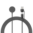 1m Muovi Ja Silikoni Apple Smartwatch Langaton USB Type-C Latauskaapeli