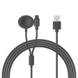 100cm Muovi Ja Silikoni Apple Smartwatch Langaton USB Latauskaapeli