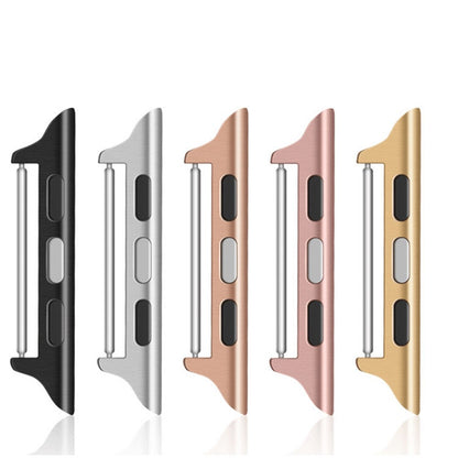 1 Pair Watch Connector Apple Watch Series 41mm - 40mm - 38mm , 20mm Stainless Steel Adapter - Gold - Pink#serie_4