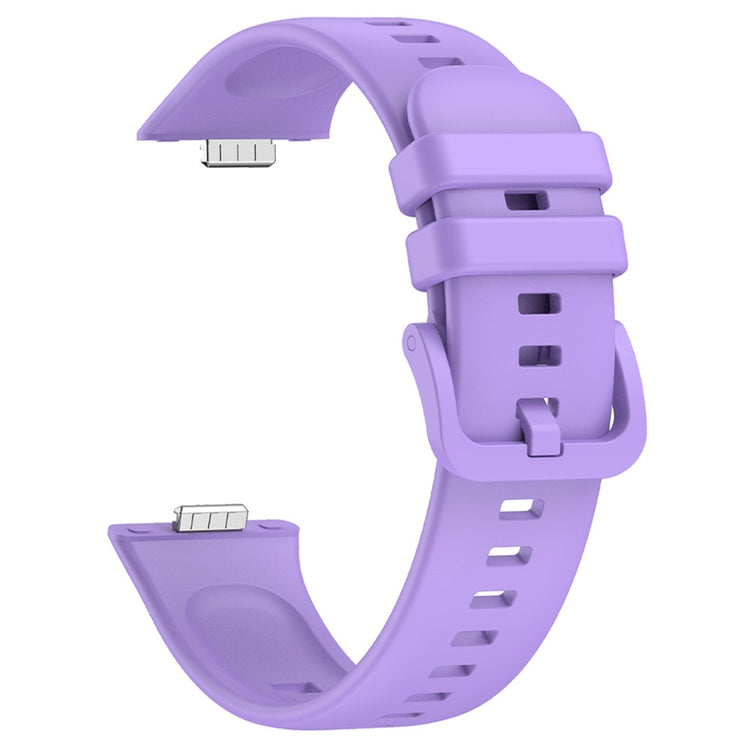 Huawei Watch Fit 3 Replacement Wrist bandsoft Silicone Watch Strap - Purple#serie_16