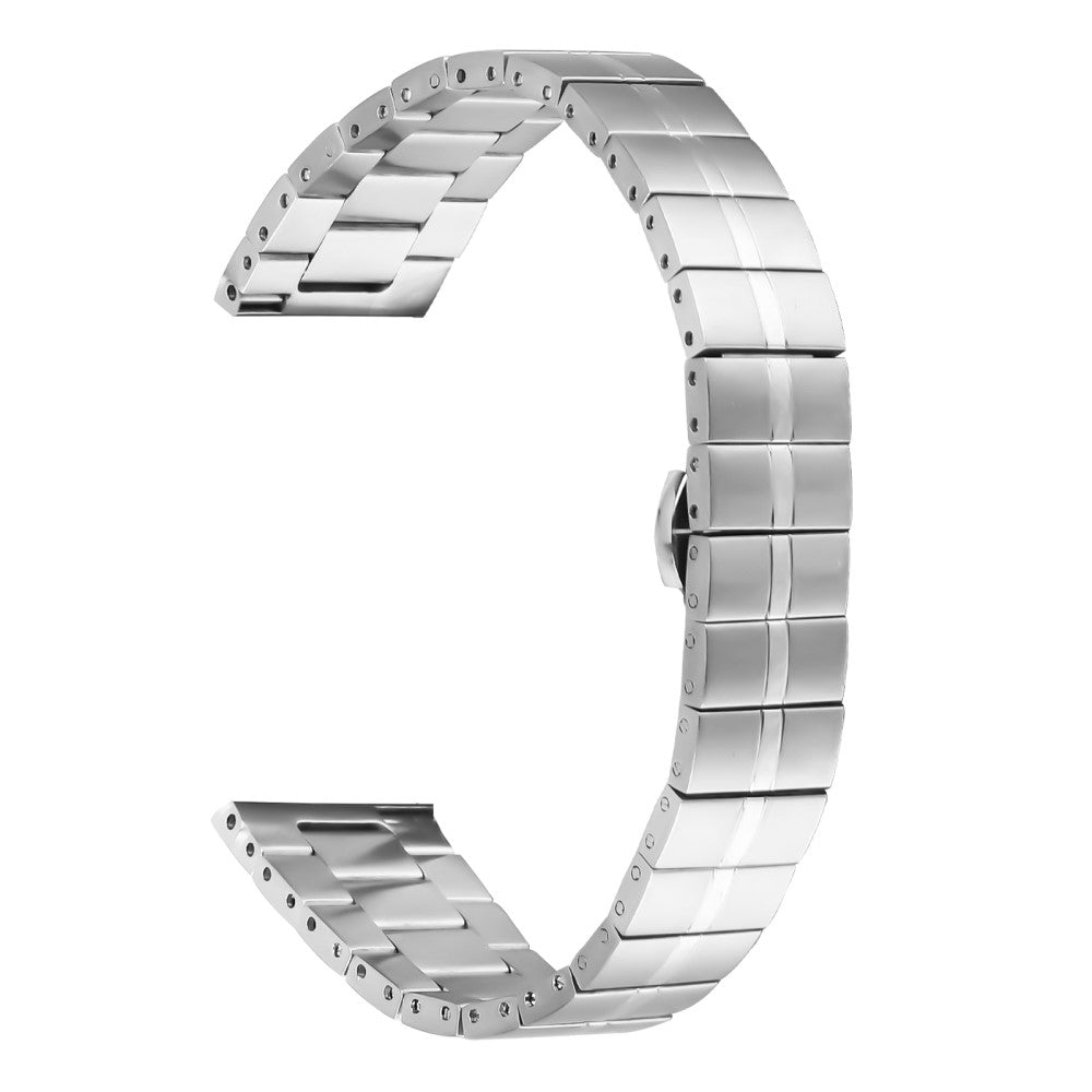 Garmin Approach S40 / Forerunner 158 Stainless Steel Strap Line Design Replacement Wrist Band - Silver#serie_1