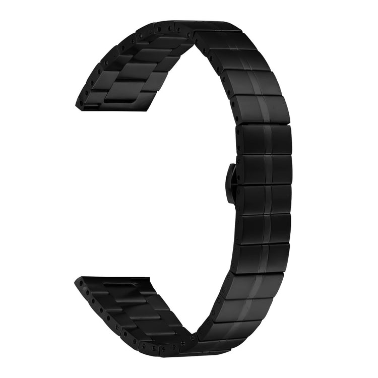 SyncUP Kids Watch Stainless Steel Wrist Strap Line Design Replacement Watch Band - Black#serie_2