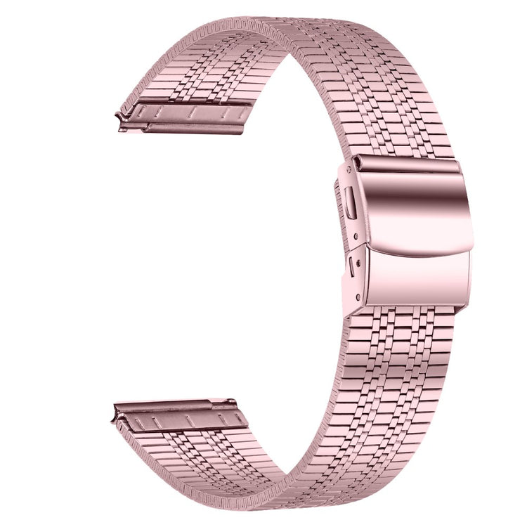 Samsung Galaxy Watch 46mm Stainless Steel Watch Band Stylish 22mm Replacement Wrist Strap - Rose Pink#serie_6