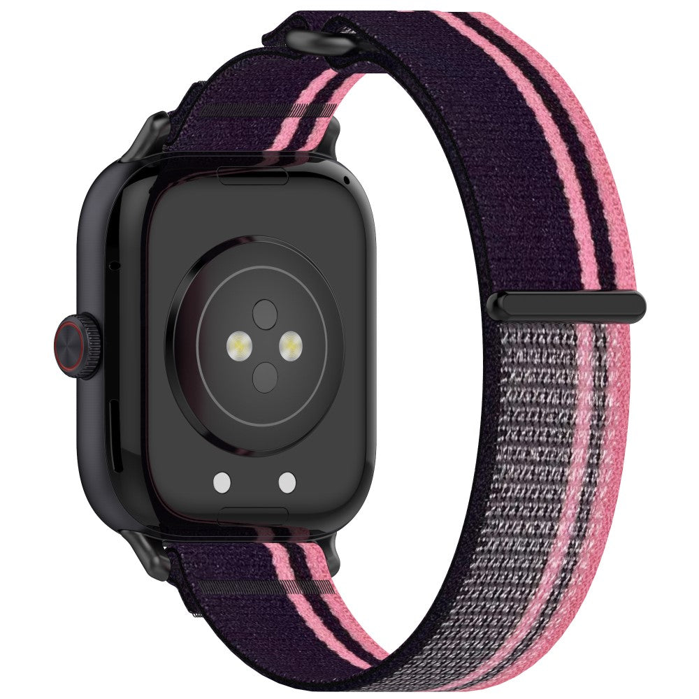 vivo Watch GT Braided Wristband Nylon Sport Loop Watch Band - Pink+Purple#serie_3