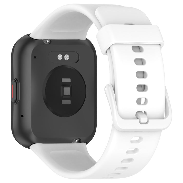 SKG V7 / V7 Pro Watch Band Soft Silicone Wrist Strap Adjustable Buckle - White#serie_3