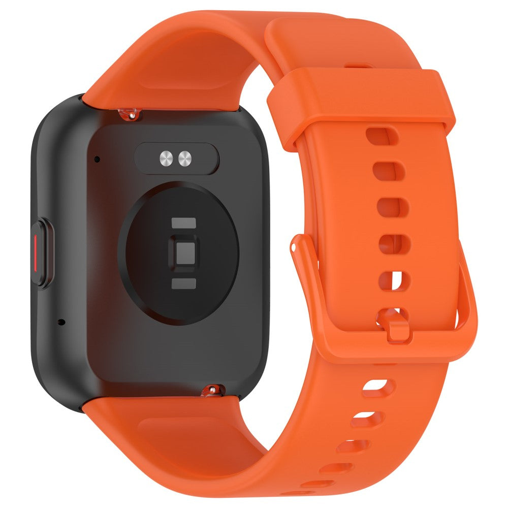 SKG V7 / V7 Pro Watch Band Soft Silicone Wrist Strap Adjustable Buckle - Orange#serie_4