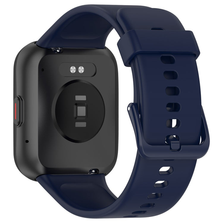 SKG V7 / V7 Pro Watch Band Soft Silicone Wrist Strap Adjustable Buckle - Midnight Blue#serie_5