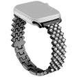 Mega Kestävä Apple Smartwatch Metalli Ja Strassit Yleinen Ranneke