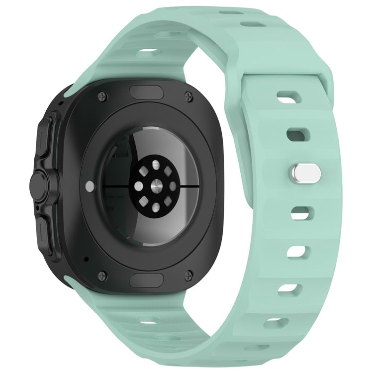 KALEBOL Samsung Galaxy Watch Ultra 47mm Silicone Watchband Watch Strap with Square Buckle - Teal#serie_7