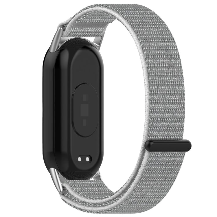 Xiaomi Mi Band 9 NFC / 9 / Smart Band 8 NFC / 8 Nylon Wrist Strap Bracelet Band with Magic Tape - Grey#serie_4