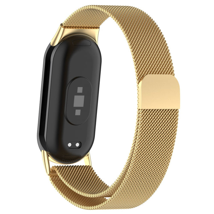 Xiaomi Smart Band 8 / 8 NFC / 9 NFC / 9 Metal Watch Strap Mesh Style Wrist Band - Gold#serie_1