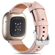 Vahva Fitbit Versa 3 / Fitbit Sense Aitoa Nahkaa Ranneke