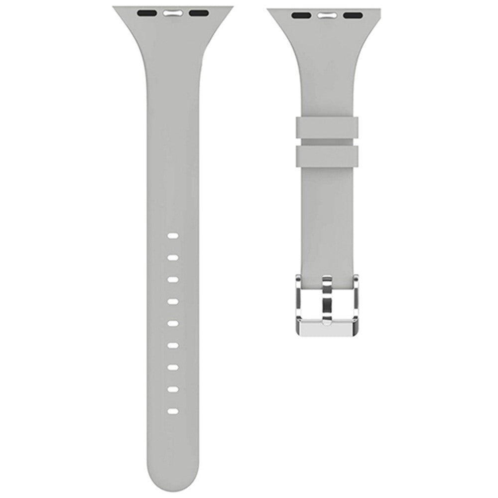 Apple Watch Series 49mm - 45mm - 44mm - 42mm Strap Silicone Sport Watch Band - Grey#serie_7