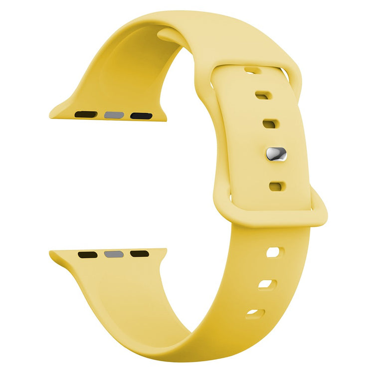 Apple Watch Series 49mm - 45mm - 44mm - 42mm Strap Breathable Silicone Watch Band - Lemon Yellow#serie_4