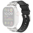Super Luotettava Apple Smartwatch Strassit Ja Silikoni Yleinen Ranneke
