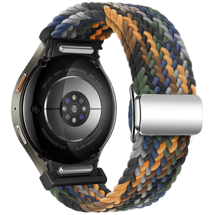 Samsung Galaxy Watch 20mm Braided Watch Band Magnetic Strap - Camo Rainbow#serie_12