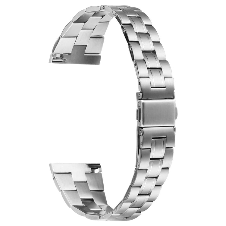 Fossil Gen 5 Garrett Ultra-Thin Watch Strap Lines Design Stainless Steel Wrist Band - Silver#serie_1