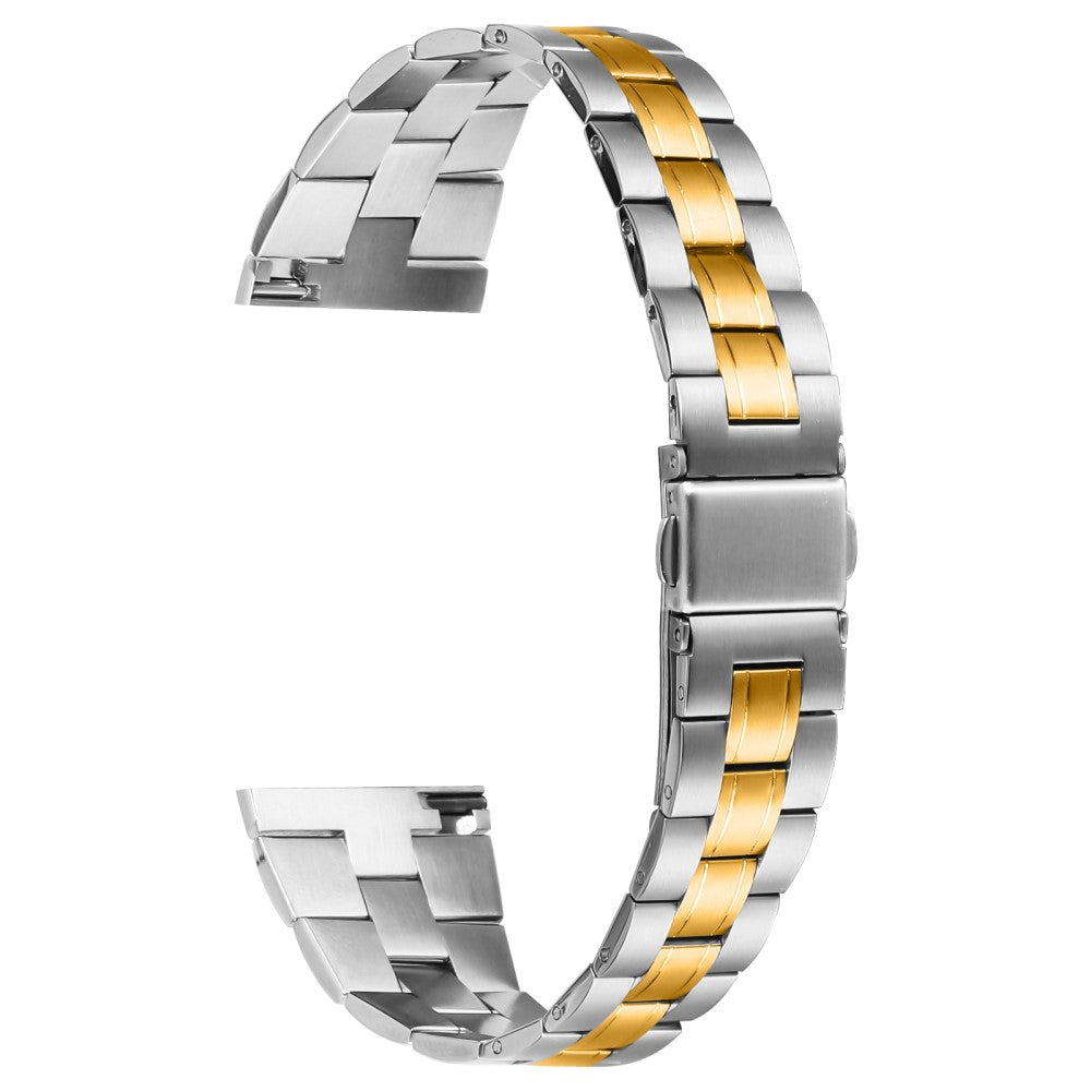 Huami Amazfit Pace Watch Band Three-Beads Stainless Steel Wrist Strap - Silver+Gold#serie_3