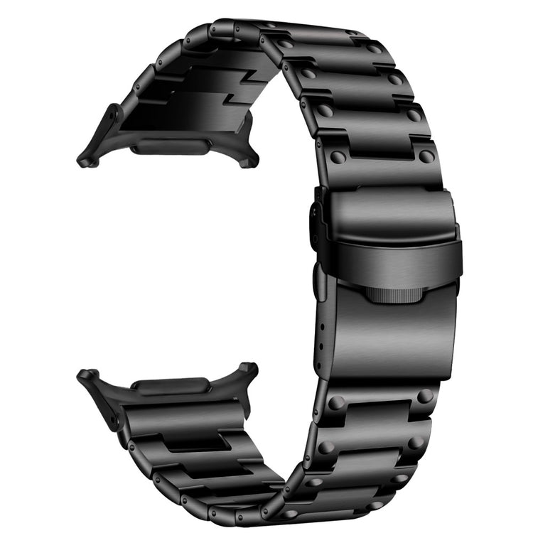 Samsung Galaxy Watch Ultra 47mm Stainless Steel Watch Strap Buckle Design Wrist Band - Black#serie_1