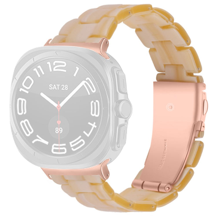 Samsung Galaxy Watch Ultra 47mm Waterproof Resin Acrylic Watch Strap Buckle Design Wrist Band - Style B#serie_2