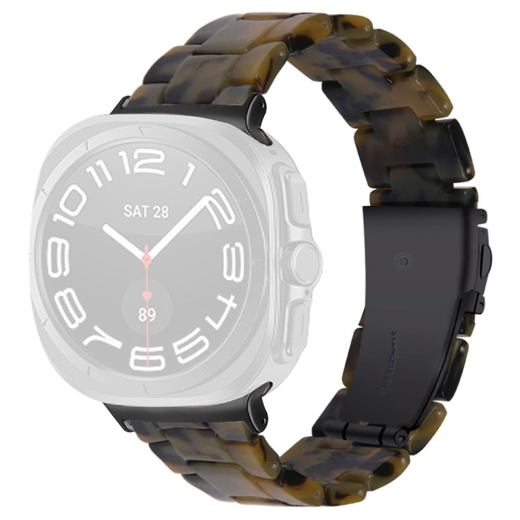 Samsung Galaxy Watch Ultra 47mm Waterproof Resin Acrylic Watch Strap Buckle Design Wrist Band - Style D#serie_4