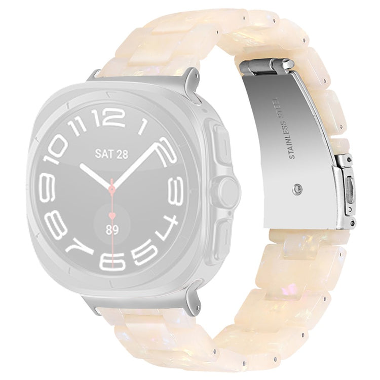 Samsung Galaxy Watch Ultra 47mm Waterproof Resin Acrylic Watch Strap Buckle Design Wrist Band - Style E#serie_5