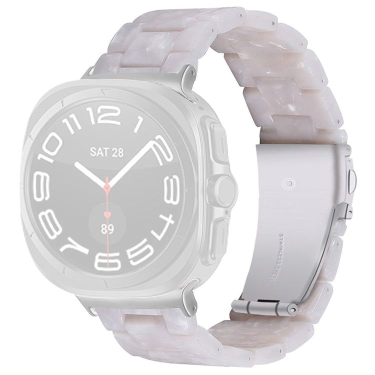 Samsung Galaxy Watch Ultra 47mm Waterproof Resin Acrylic Watch Strap Buckle Design Wrist Band - Style G#serie_7