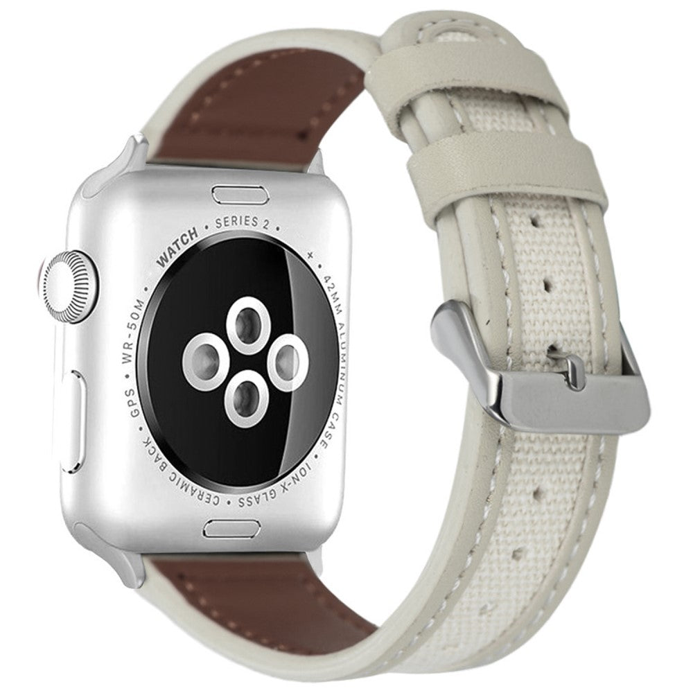 KALEBOL Apple Watch Series 49mm - 45mm - 44mm - 42mm Dual Color Watch Band - Grey+White#serie_4