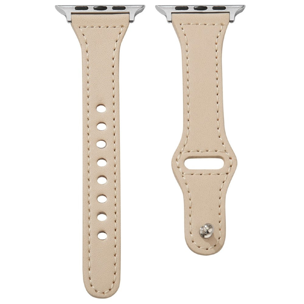 KALEBOL Apple Watch Series 49mm - 45mm - 44mm - 42mm Watch Strap, Small Buckle - Apricot#serie_11