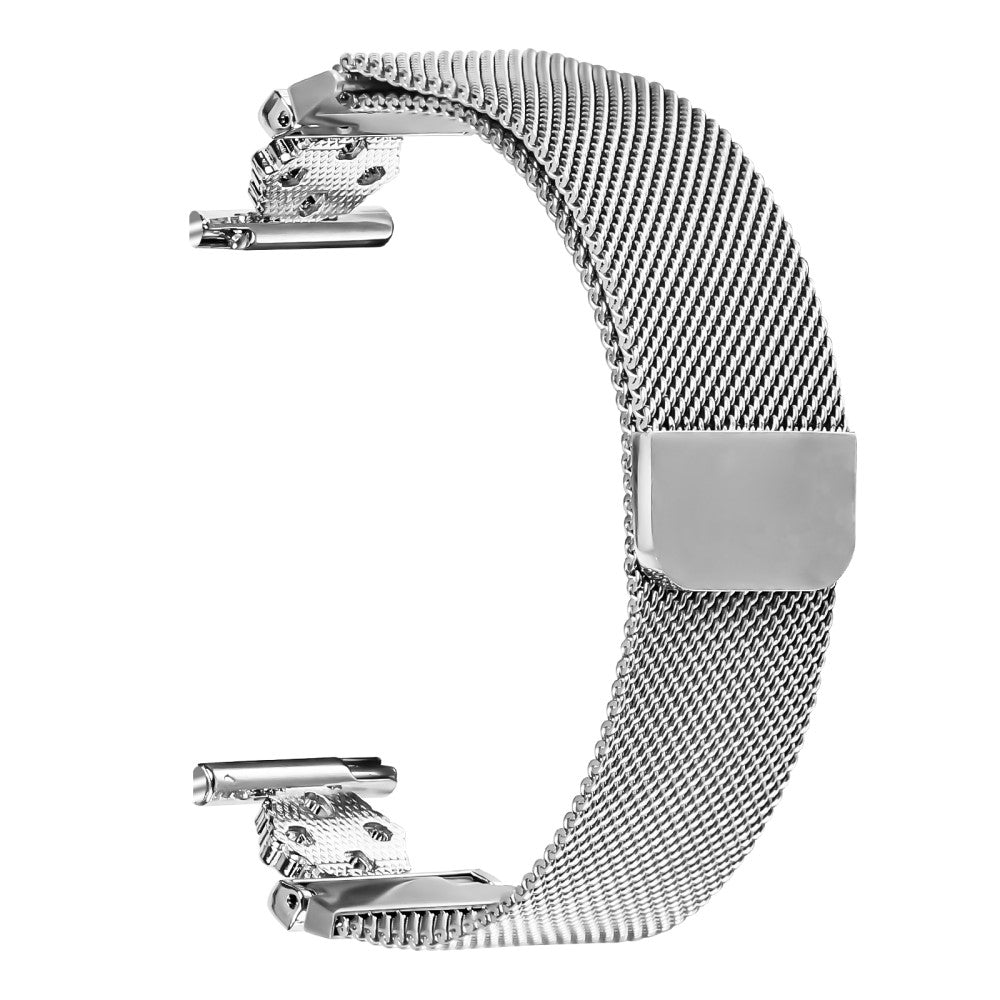 Garmin Vivomove Luxe / GarminMove Luxe Milanese Band Flower Stainless Steel Magnetic Mesh Watch Strap - Silver#serie_1