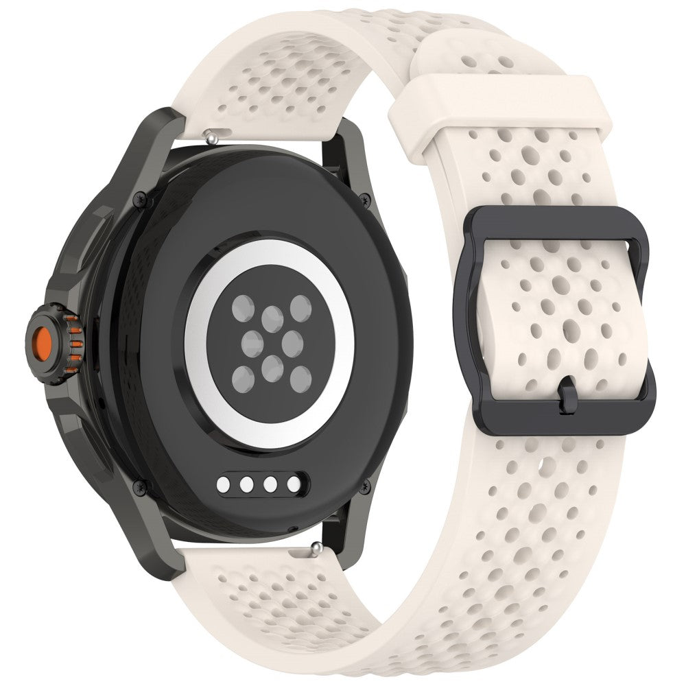 Xiaomi Watch S4 Sport Silicone 22mm Multiple Holes Breathable Watch Strap - Starlight#serie_9