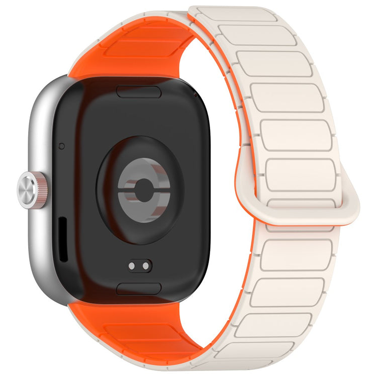 Xiaomi Smart Band 8 Pro / Redmi Watch 4 Magnetic Flexible Watch Strap Dual Color Strap - Starlight+Orange#serie_7