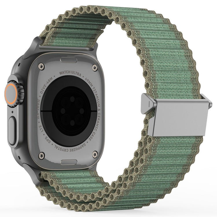 DUX DUCIS Apple Watch Series 41mm - 40mm - 38mm Nylon Watch Band Hook Buckle - Green#serie_2