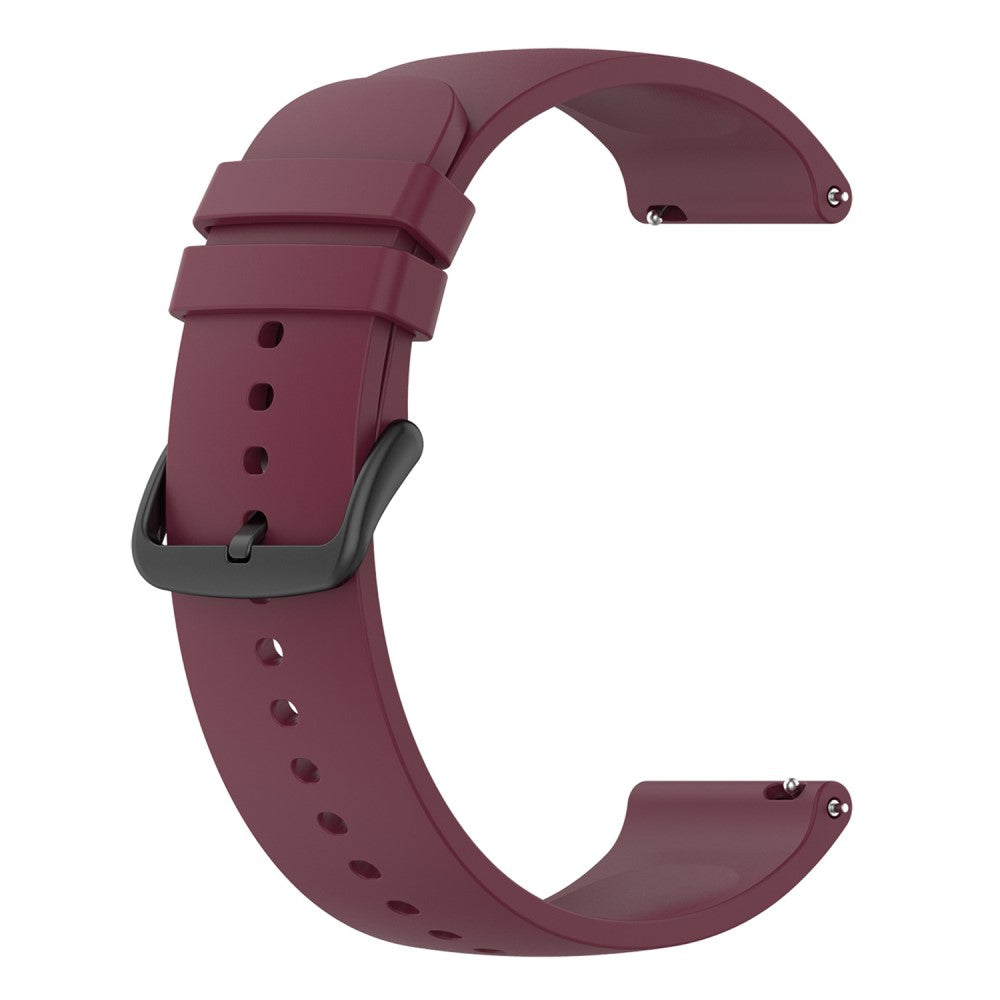 KALEBOL 22mm Silicone Strap for Huawei Watch 4 / 4 Pro / GT 4 46mm Round End Watch Band - Wine Red#serie_7