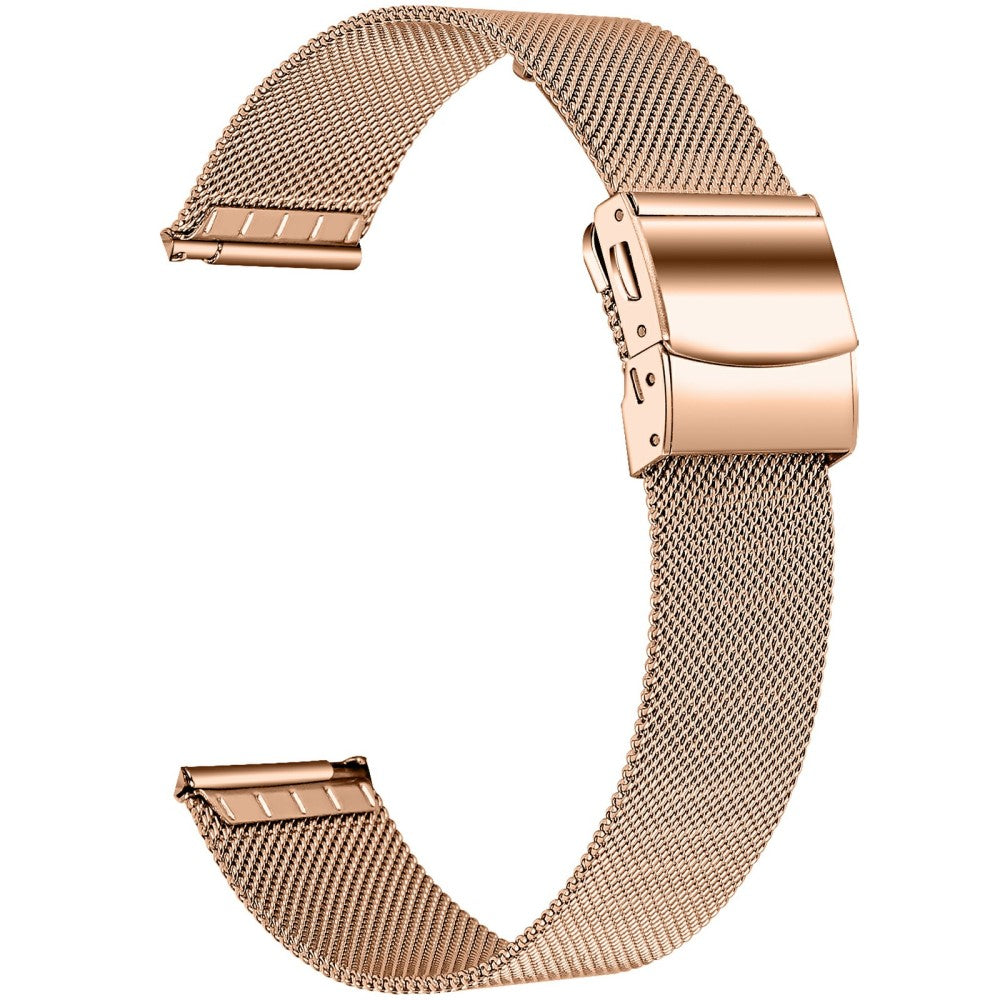 Samsung Galaxy Watch7 44mm / 40mm Metal Watch Strap Milanese Mesh Wrist Band with Folding Buckle - Rose Gold#serie_4