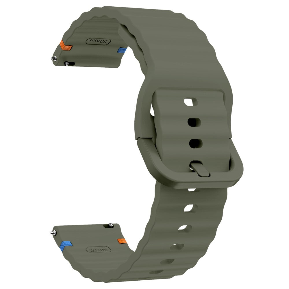 22mm Silicone Band Xiaomi Watch S4 Sport / Redmi Watch 5 Active Wave Design Watch Strap - Army Green#serie_6