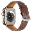 Uskomattoman Vahva Apple Smartwatch Aitoa Nahkaa Yleinen Ranneke