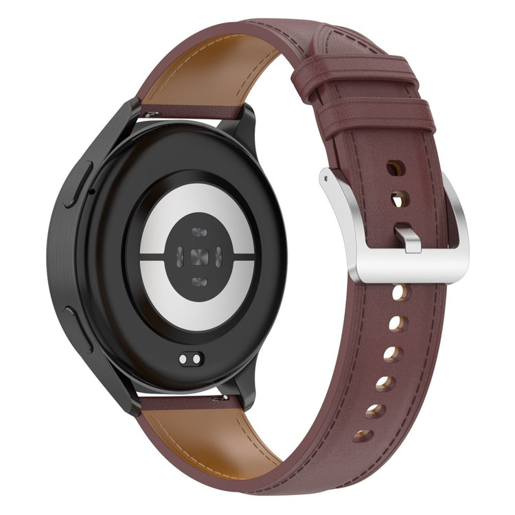 22mm Watch Band Huami Amazfit Bip 5 / GTR 47mm / GTR 2 / GTR 2e Genuine Cow Leather Strap with Quick Release Connector - Dark Brown#serie_5