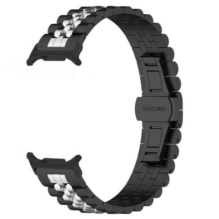 Samsung Galaxy Watch Ultra 47mm Watch Band Stainless Steel Strap with Band Removal Tool - Black / Silver#serie_1