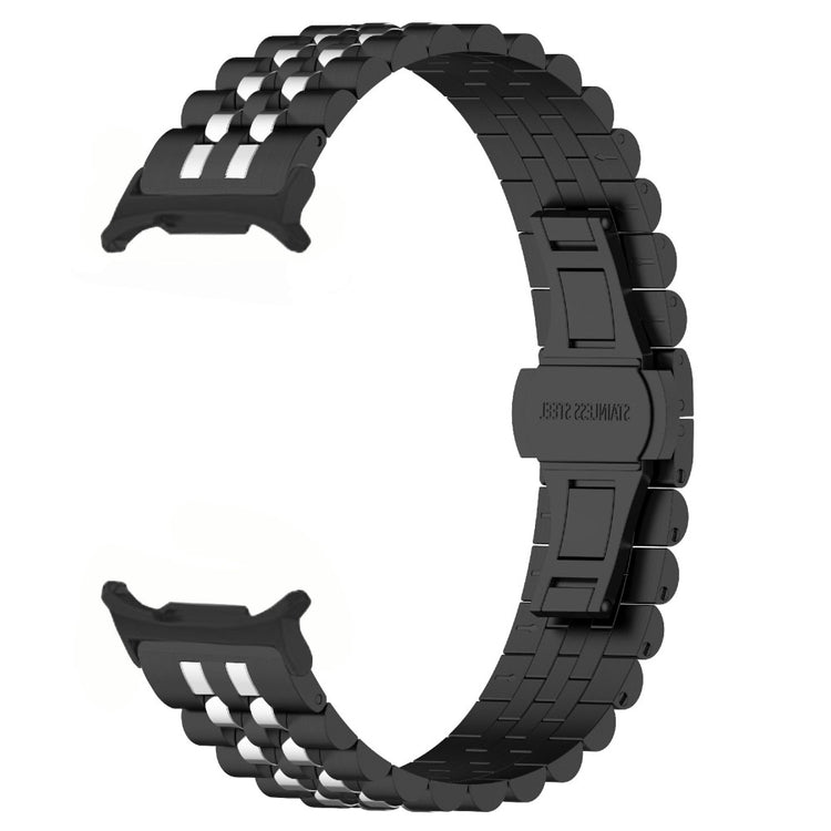 Samsung Galaxy Watch Ultra 47mm Watch Band Stainless Steel Strap with Band Removal Tool - Black / Silver B#serie_2