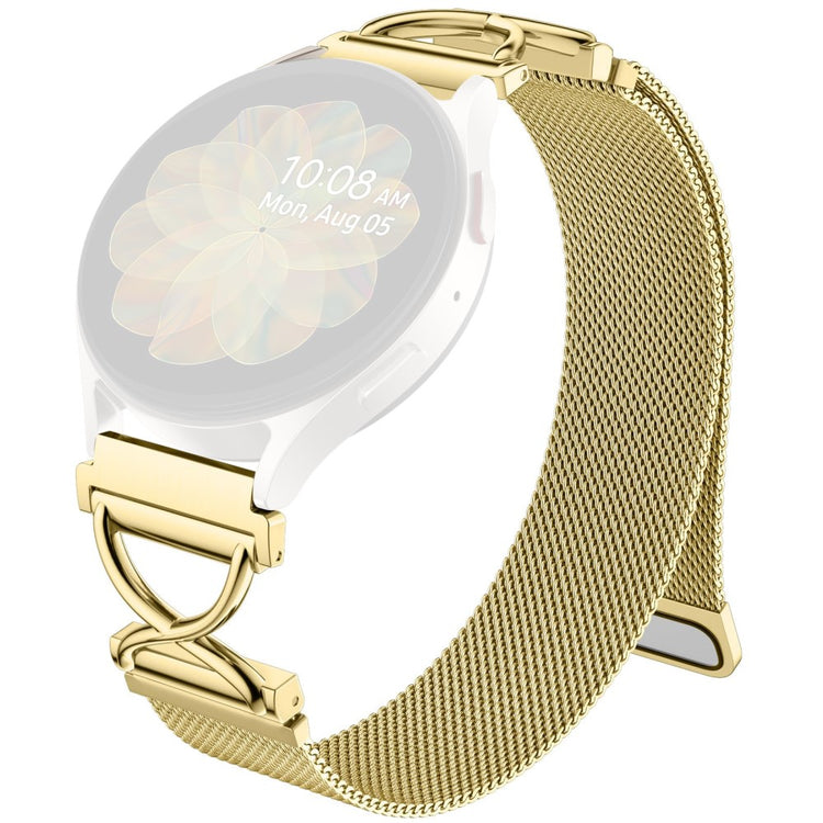 Huami Amazfit GTR 42mm Milanese Band Electroplated Stainless Steel Magnetic Watch Strap with X-Shaped Connector - Gold#serie_2