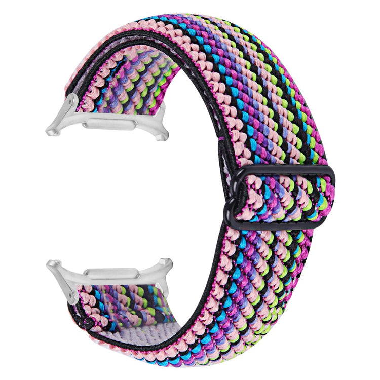 Samsung Galaxy Watch Ultra 47mm Watch Band with Silver Connector, Adjustable Elastic Wrist Strap - #9#serie_7