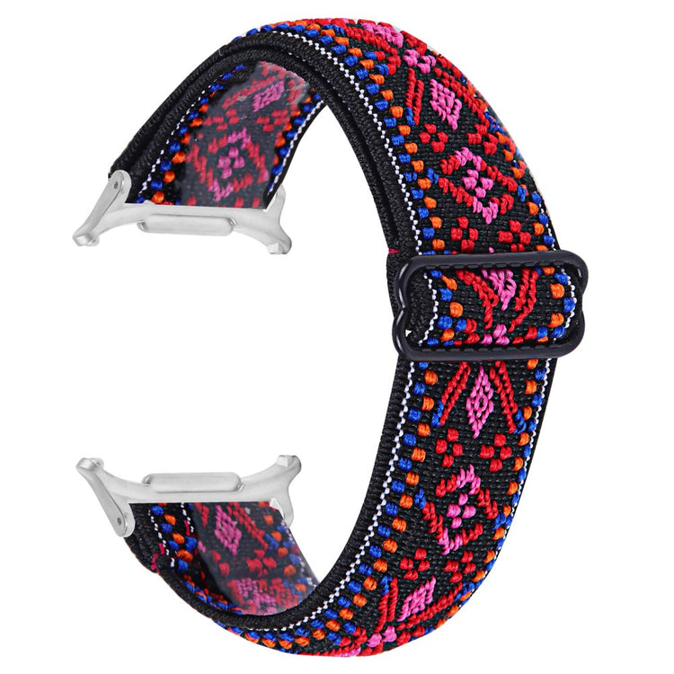 Samsung Galaxy Watch Ultra 47mm Watch Band with Silver Connector, Adjustable Elastic Wrist Strap - #15#serie_10