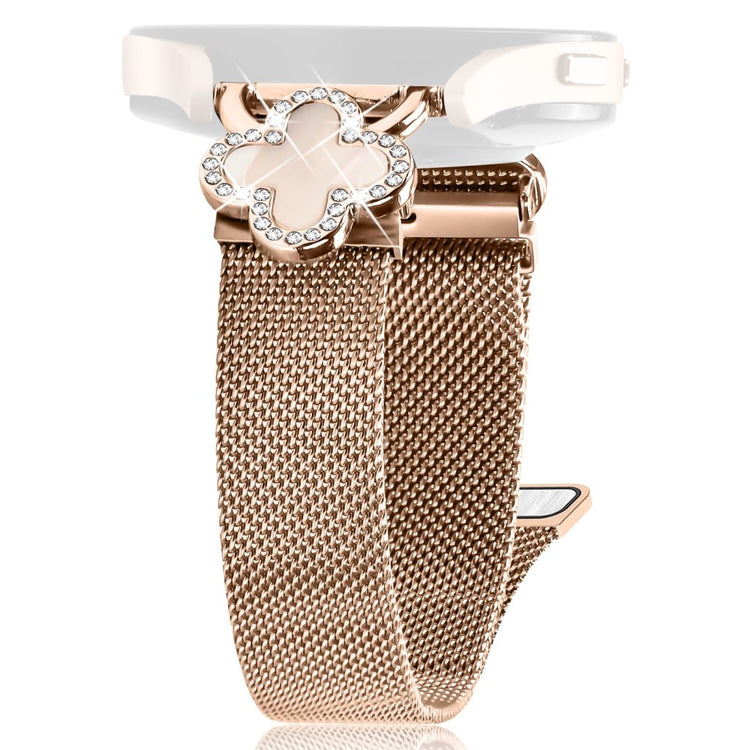 Withings Steel Milanese Band Stainless Steel Watch Strap Clover Decor, Size: S - Rose Gold  /  Colored#serie_1