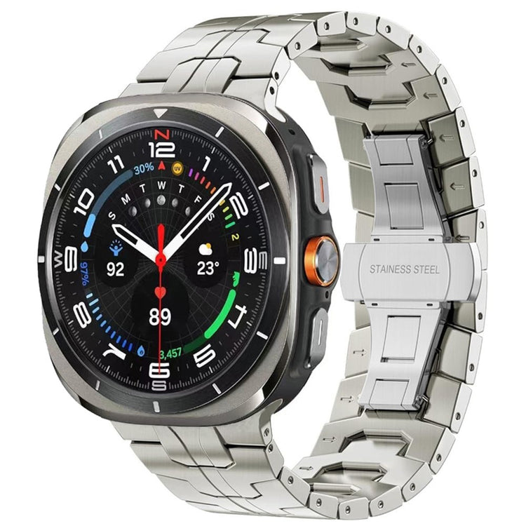 Samsung Galaxy Watch Ultra 47mm Butterfly Buckle Titanium Alloy Watch Band - Titanium#serie_1