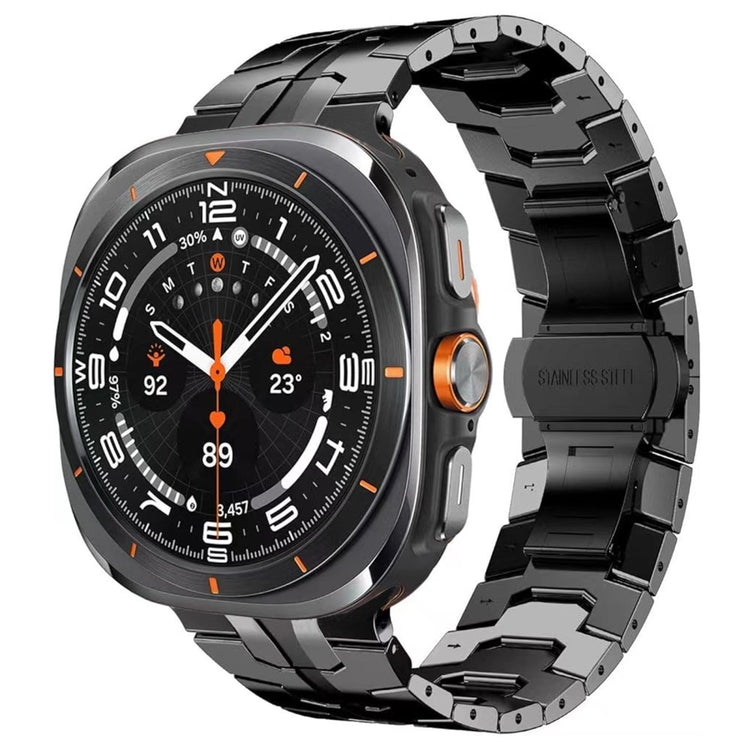 Samsung Galaxy Watch Ultra 47mm Butterfly Buckle Titanium Alloy Watch Band - Black#serie_2