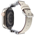 Mega Kestävä Apple Smartwatch Keinonahka Yleinen Ranneke