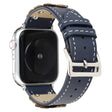 Mega Kova Apple Smartwatch Keinonahka Yleinen Ranneke